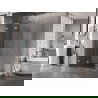 Mexen Lunar L cabine de douche à battant gauche 90 x 80 cm, transparent, chrome - 834L-090-080-01-00-L