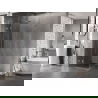 Mexen Lunar L cabine de douche à porte battante gauche 90 x 90 cm, transparent, chrome - 834L-090-090-01-00-L