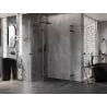 Mexen Lunar L Duo cabine de douche à battant gauche 95 x 90 cm, transparent, noir - 834L-095L-090P-70-00