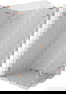 Mexen Lunar L cabine de douche à charnière gauche 100 x 90 cm, transparent, cuivre brossé - 834L-100-090-65-00-L