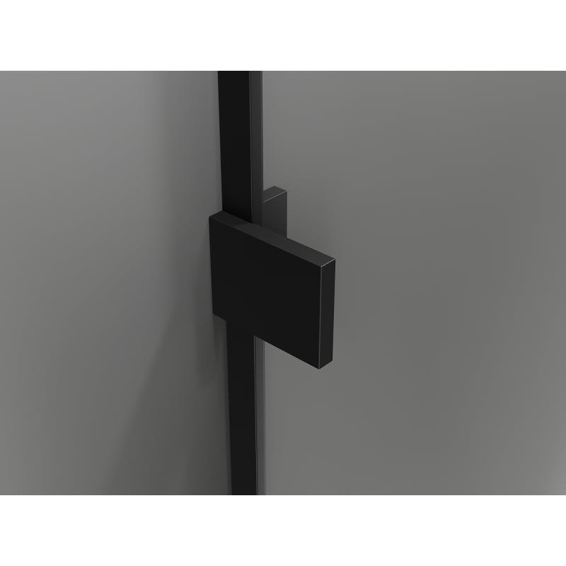 Mexen Lunar L Duo cabine de douche battante gauche 115 x 75 cm, transparent, noir - 834L-115L-075P-70-00