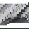 Cabine de douche coulissante Mexen Apia 130 x 80 cm, transparent, chrome + receveur plat - 840-130-080-01-00-4010