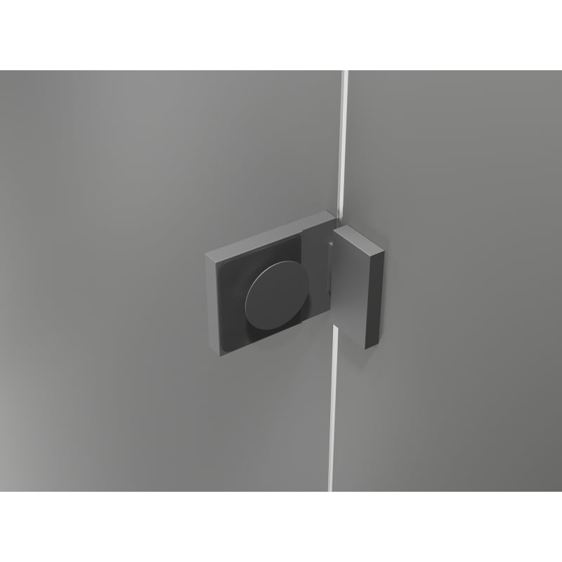 Mexen Lunar L cabine de douche pivotante gauche 95 x 80 cm, transparent, gun metal - 834L-095-080-95-00-L