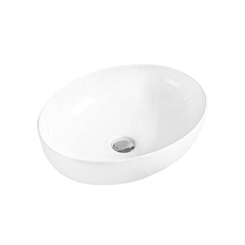 Mexen Jowita lavabo de comptoir 52 x 39 cm, Blanc - 21355200