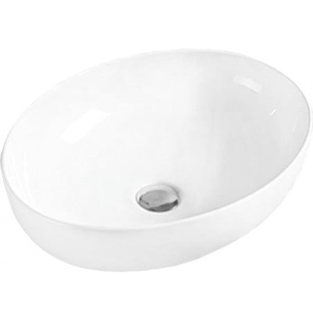 Mexen Jowita lavabo à poser 52 x 39 cm, blanc - 21355200