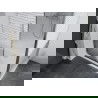 Mexen Apia cabine de douche coulissante 110 x 90 cm, bandes, chrome + receveur plat - 840-110-090-01-20-4010