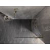 Mexen Lunar L cabine de douche pivotante droite 70 x 70 cm, transparent, dorée - 834L-070-070-50-00-P