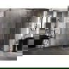Mexen Lunar L cabine de douche battante droite 100 x 100 cm, transparent, or brossé - 834L-100-100-55-00-P