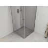 Mexen Roma cabine de douche pivotante 90 x 90 cm, transparent, chrome - 854-090-090-01-00