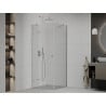 Mexen Roma cabine de douche pivotante 90 x 90 cm, transparent, chrome - 854-090-090-01-00