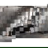 Mexen Lunar L cabine de douche pliante droite 80 x 80 cm, transparent, cuivre brossé - 834L-080-080-65-00-P