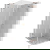 Mexen Lunar L cabine de douche pliante droite 80 x 80 cm, transparent, cuivre brossé - 834L-080-080-65-00-P