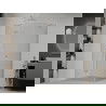 Mexen Roma cabine de douche pivotante 70 x 100 cm, transparent, chrome - 854-070-100-01-00