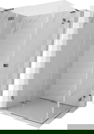 Mexen Lunar L Cabine de douche pivotante Duo gauche 100 x 90 cm, transparent, métal gris - 834L-100L-090P-95-00