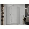 Mexen Roma cabine de douche pivotante 80 x 70 cm, transparent, chromé - 854-080-070-01-00