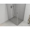 Mexen Roma cabine de douche pivotante 80 x 70 cm, transparent, chromé - 854-080-070-01-00