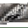 Mexen Lunar L cabine de douche porte battante droite 100 x 100 cm, transparent, gris pistolet brossé - 834L-100-100-66-00-P