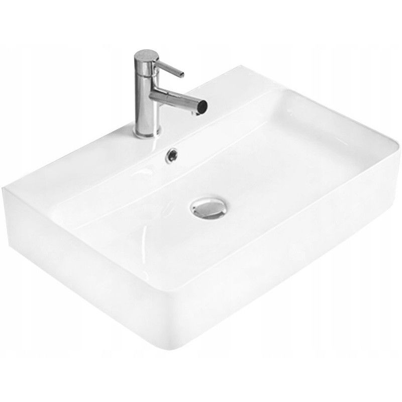Mexen Benita lavabo de comptoir 60 x 41 cm, Blanc - 21396000