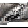 Mexen Lunar L cabine de douche à charnière droite 80 x 80 cm, transparent, noir - 834L-080-080-70-00-P