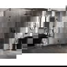 Mexen Lunar L cabine de douche à charnière droite 80 x 80 cm, transparent, noir - 834L-080-080-70-00-P