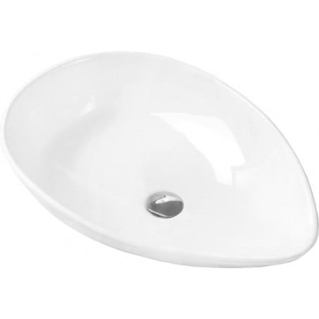 Mexen Livia lavabo de comptoir 65 x 44 cm, Blanc - 21416500