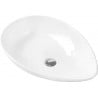 Mexen Livia lavabo à poser 65 x 44 cm, blanc - 21416500