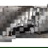 Mexen Lunar L cabine de douche pivotante droite 95 x 70 cm, transparent, gun metal - 834L-095-070-95-00-P