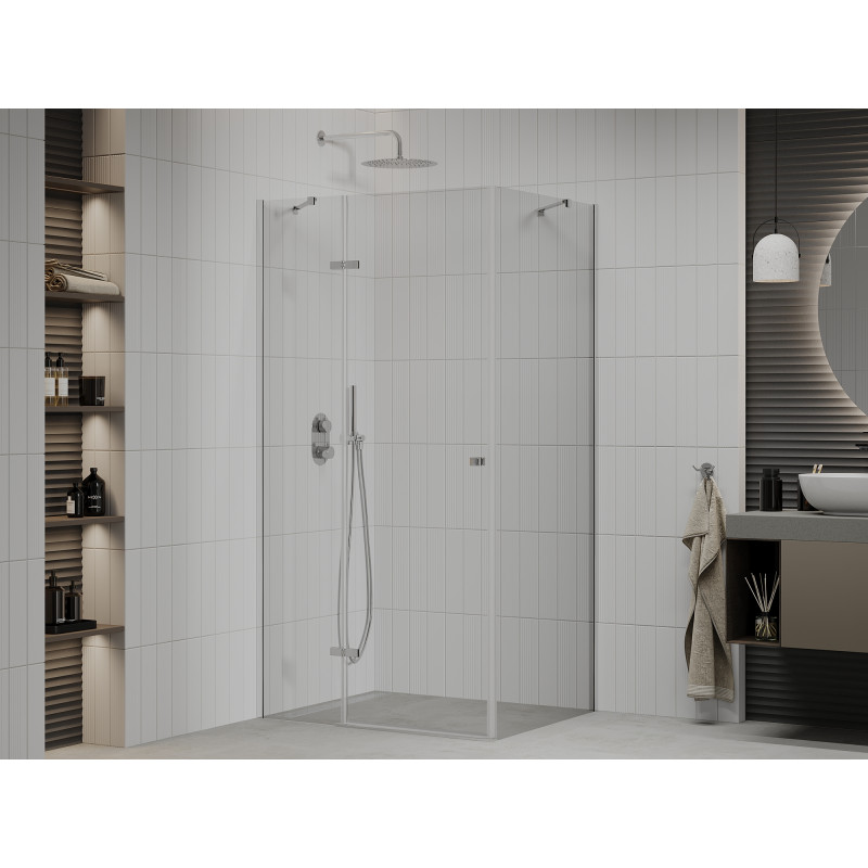 Mexen Roma cabine de douche pliante 100 x 110 cm, transparent, chrome - 854-100-110-01-00