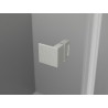 Mexen Lunar L Duo cabine de douche pivotante gauche 90 x 80 cm, transparent, nickel brossé - 834L-090L-080P-97-00