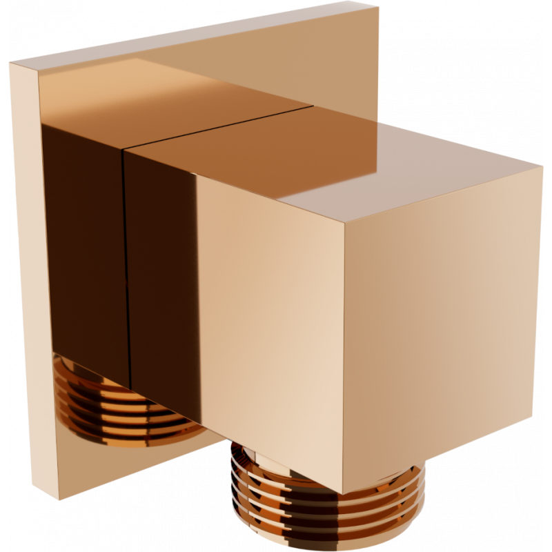Mexen Cube raccord angulaire, or rose - 79340-60