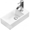 Mexen Inez lavabo de comptoir gauche 45 x 25 cm, Blanc - 21434500L
