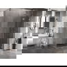 Cabine de douche à charnière droite Mexen Lunar 85 x 80 cm, transparent, chrome - 834-085-080-01-00-P