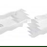 Mexen Dina lavabo de comptoir 47 x 33 cm, Blanc - 21454700