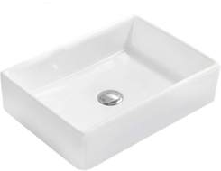 Mexen Dina lavabo à poser 47 x 33 cm, blanc - 21454700