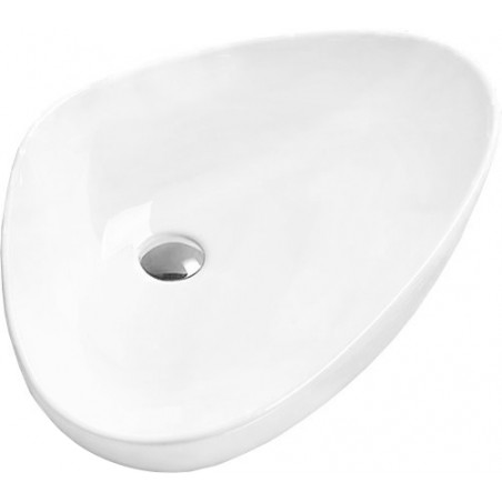 Mexen Bella lavabo à poser 59 x 39 cm, blanc - 21465900