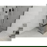 Cabine de douche battante Mexen Roma 90 x 90 cm, transparent, noire - 854-090-090-70-00