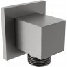 Mexen Cube raccord angulaire, gun gris brossé - 79340-66