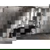Mexen Lunar cabine de douche pivotante droite 100 x 100 cm, transparent, métal gris - 834-100-100-95-00-P