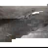Mexen Lunar L Duo paroi de douche pivotante 110 x 100 cm, transparent, nickel brossé - 834L-110L-100P-97-00