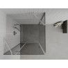 Mexen Roma cabine de douche battante 70 x 70 cm, graphite, chrome - 854-070-070-01-40