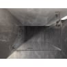 Mexen Lunar L Duo cabine de douche pivotante gauche 115 x 105 cm, transparent, nickel brossé - 834L-115L-105P-97-00