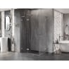 Mexen Lunar L Duo cabine de douche pivotante gauche 120 x 70 cm, transparent, nickel brossé - 834L-120L-070P-97-00