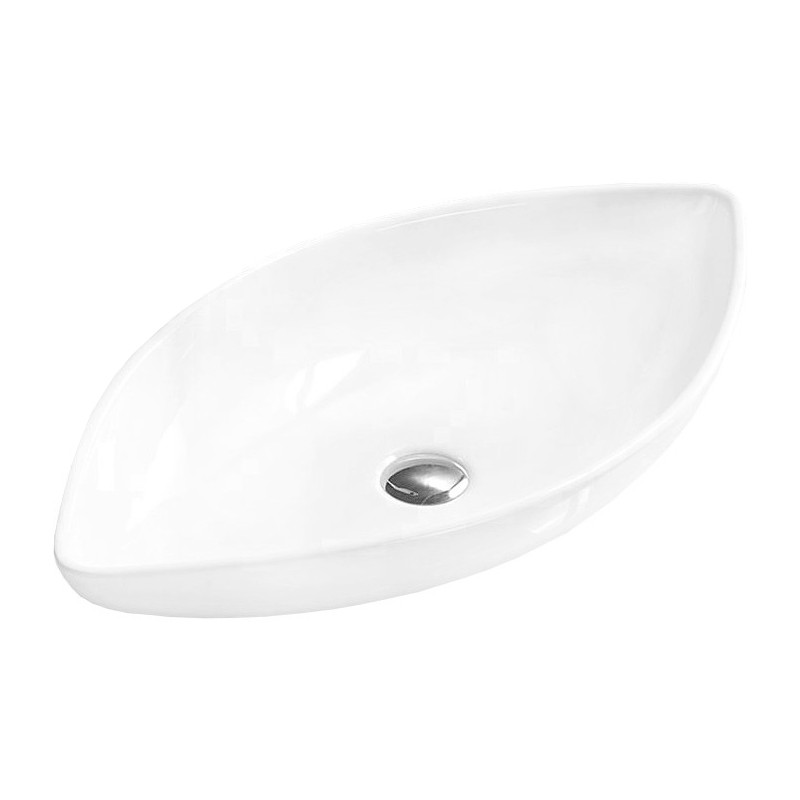 Mexen Ivone lavabo posé sur plan 70 x 37 cm, blanc - 21487000
