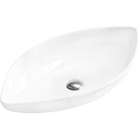 Mexen Ivone lavabo posé sur plan 70 x 37 cm, blanc - 21487000
