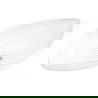 Mexen Ivone lavabo de comptoir 70 x 37 cm, Blanc - 21487000