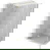 Mexen Lunar T cabine de douche pivotante gauche 135 x 100 cm, transparent, or brossé - 834T-135-100-55-00-L