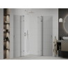Mexen Roma Duo cabine de douche pivotante 90 x 90 cm, transparent, chrom - 854-090-090-02-00