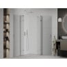 Mexen Roma Duo cabine de douche pivotante 90 x 90 cm, transparente, chrome - 854-090-090-02-00