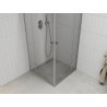Mexen Roma Duo cabine de douche pivotante 90 x 90 cm, transparent, chrom - 854-090-090-02-00
