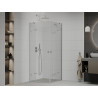 Mexen Roma Duo cabine de douche pivotante 90 x 90 cm, transparent, chrom - 854-090-090-02-00